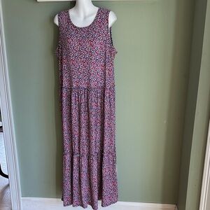SOHO Apparel Ltd. Floral Sleeveless Maxi Dress NWOT Size L